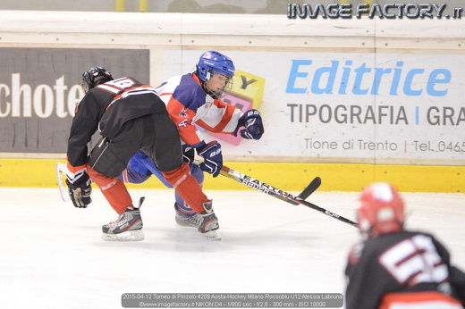 2015-04-12 Torneo di Pinzolo 4209 Aosta-Hockey Milano Rossoblu U12 Alessia Labruna